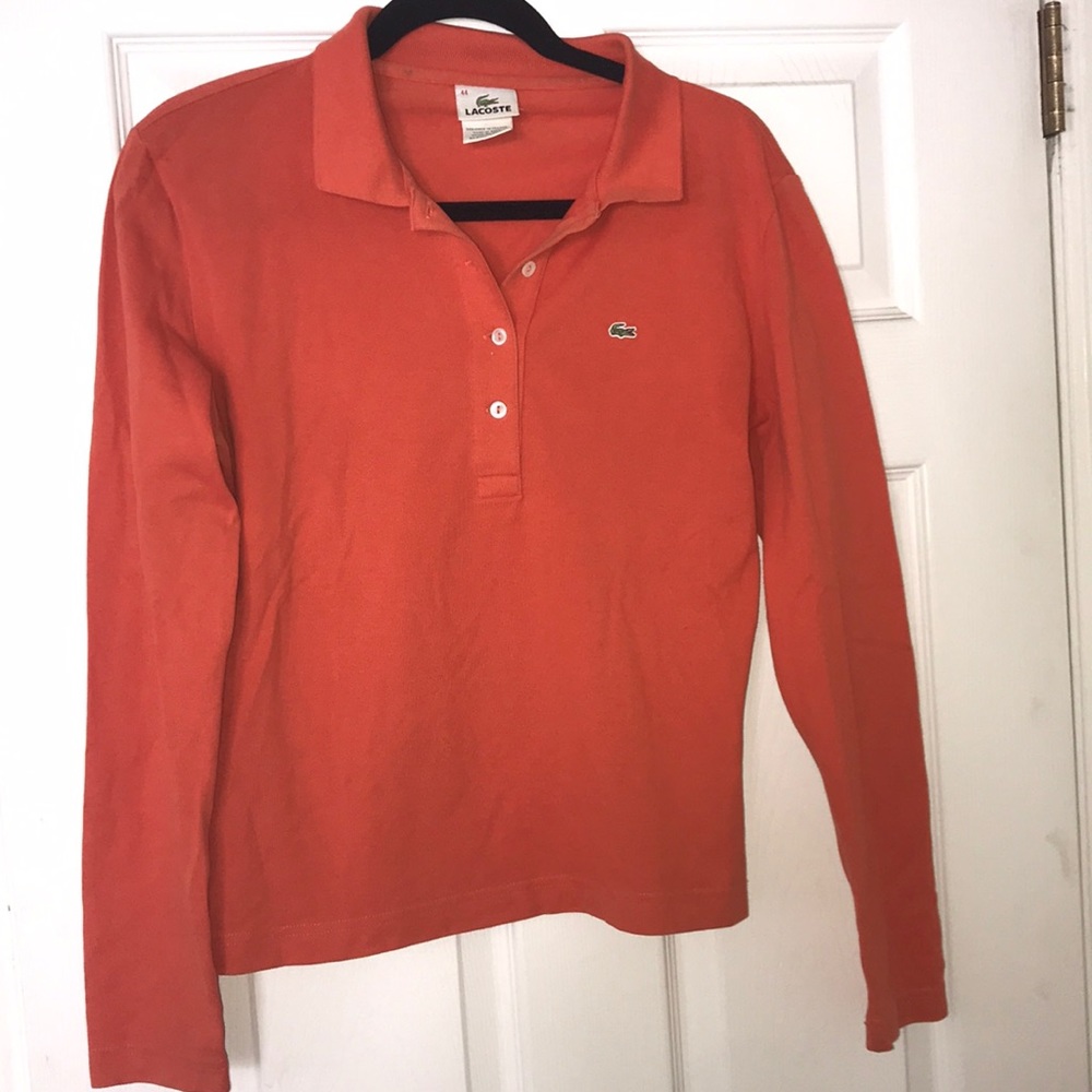 Women’s Lacoste polo long sleeve shirt